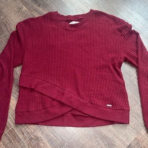 Hollister criss cross sweater